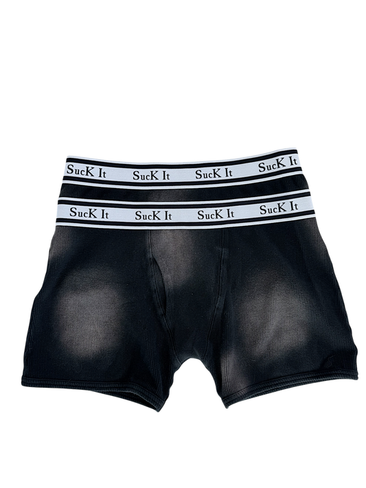 ‘Suck It’ Double Waisted Briefs (2 Pack)