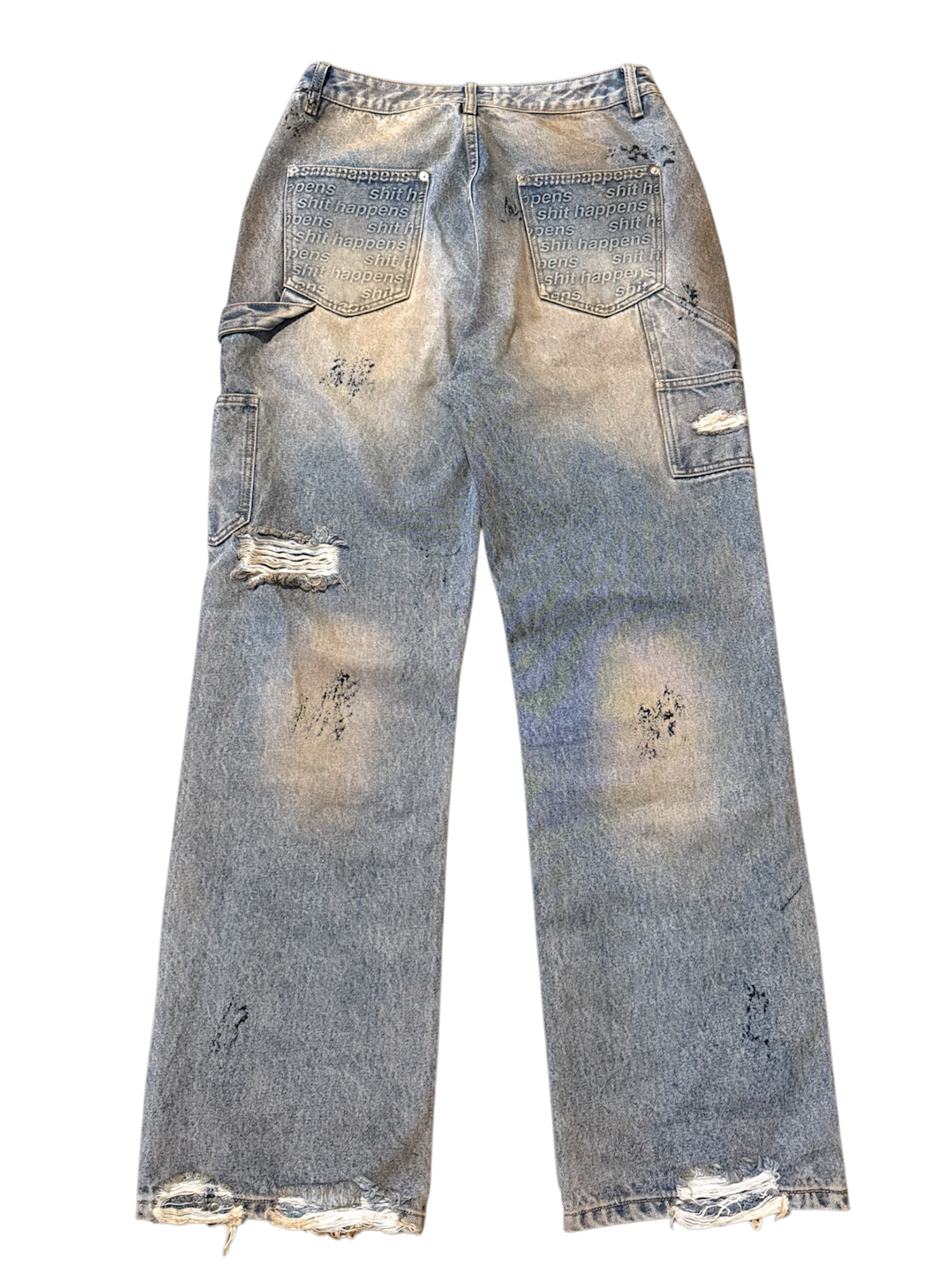 Sh*t Happens Double Knee Denim – Miserere